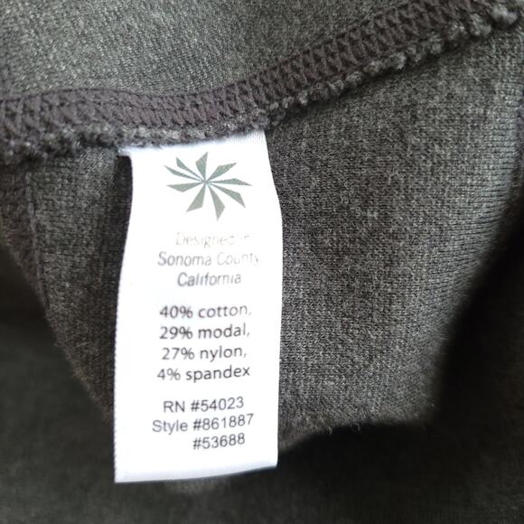 Athleta Strata Skirt A-Line Gray Cotton Zip Pockets Elastic Waist XS - Picture 11 of 12